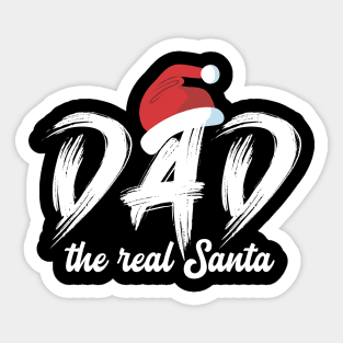 Christmas (Dad the real Santa) Sticker